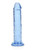 RealRock Crystal Clear Straight Realistic 5 Inch Dildo by Shots-Blue