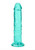 RealRock Crystal Clear Straight Realistic 5 Inch Dildo by Shots-Turquoise