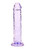 RealRock Crystal Clear Straight Realistic 5 Inch Dildo by Shots-Purple