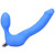 Feeldoe Vibrating Strapless Strap Ons by Tantus-Slim Blue