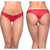 Paradise Crotchless Pearl Thong by Oh La La Cheri Lingerie-Red