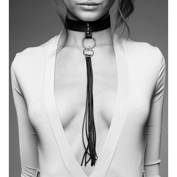 The Maze Collection Maze Tassel Choker by Bijoux Indiscrets-Black