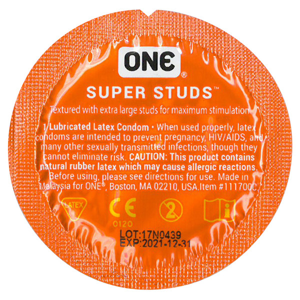 Individual Super Studs Condoms by ONE