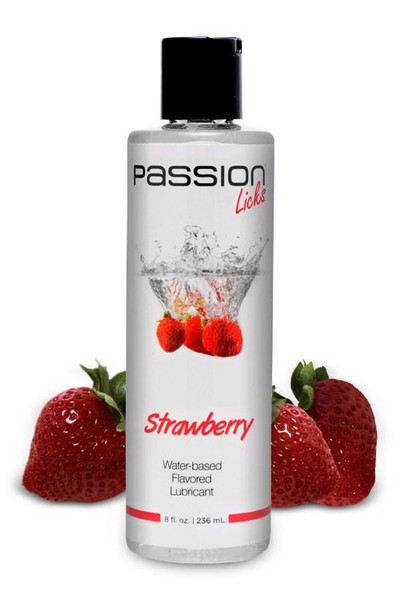 Passion Licks Strawberry Flavored Lube by XR Brands