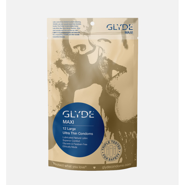 Maxi Condoms 12 Pack by Glyde America