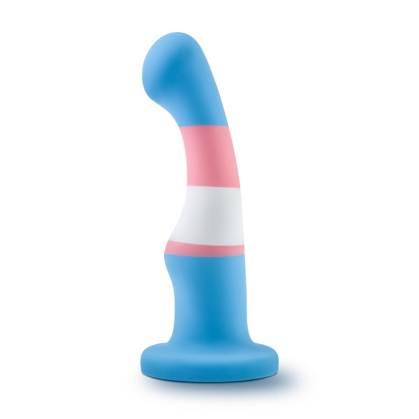 Avant Transgender PRIDE P2 Silicone Dildo True Blue Colors