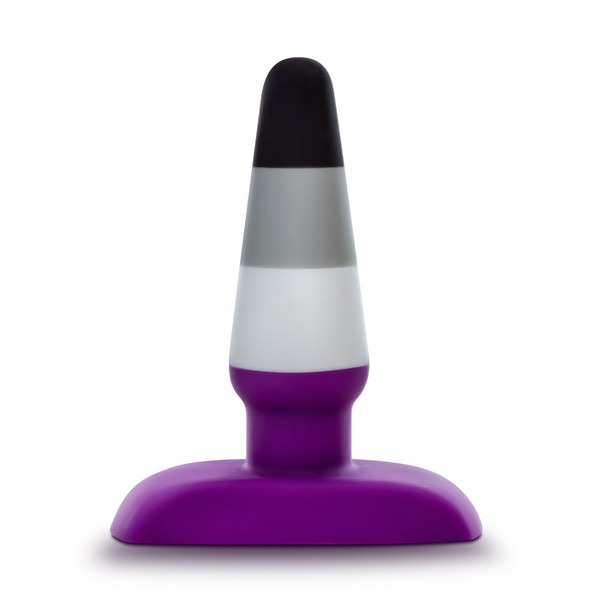 Avant Asexual Pride P7 Silicone Anal Plug Ace by Blush Novelties