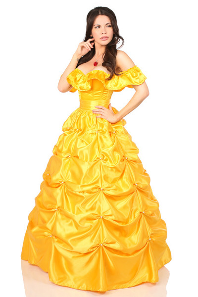 Daisy Corsets Princess Belle Yellow Corset Costume