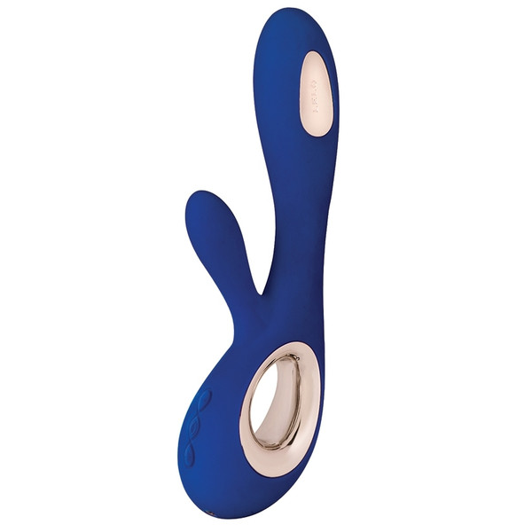 LELO Soraya Wave Rabbit Vibrator-Midnight Blue