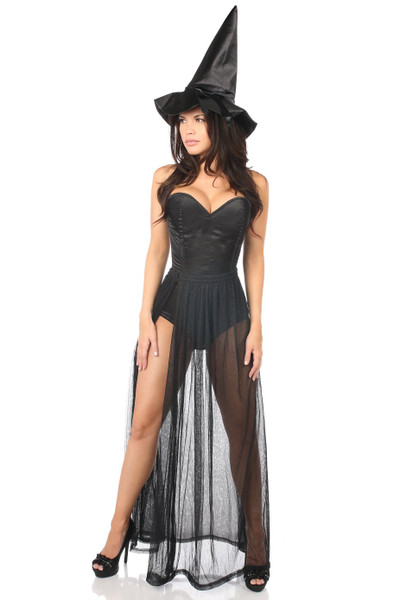 Black Witch Corset Costume by Daisy Corsets