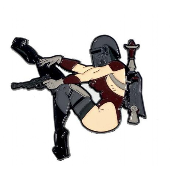 Geeky and Kinky Miss Mando Fett Pin