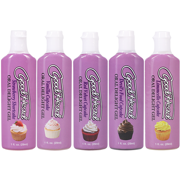 GoodHead Oral Delight Gel Cupcakes 5 Pack by Doc Johnson