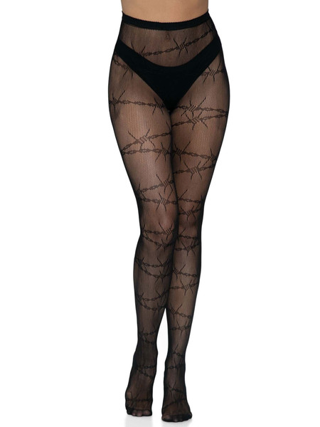 Barbed Wire Fishnet Tights by Leg Avenue