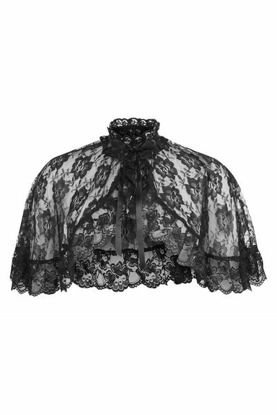 Black Lace Cape by Daisy Corsets