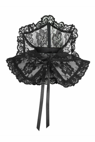 Lace Neck Collar by Daisy Corsets-Black