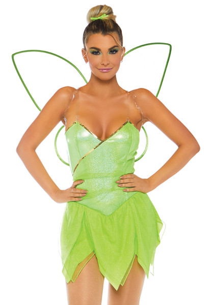 Pretty Green Tinkerbell Pixie Costume