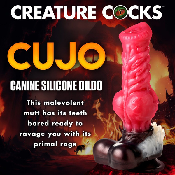Creature Cocks Cujo Canine Large Silicone Dildo