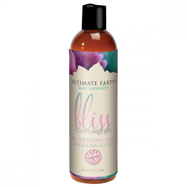 Intimate Earth Bliss Clove Water Based Anal Relaxing Glide-2 fl oz