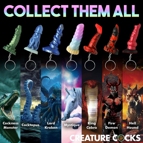 Creature Cocks Mini Dildo Keychains
