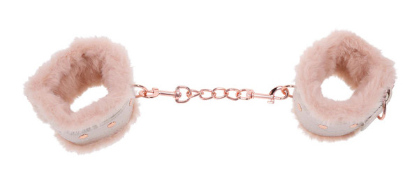 Sex & Mischief Peaches N Creame Fur Handcuffs