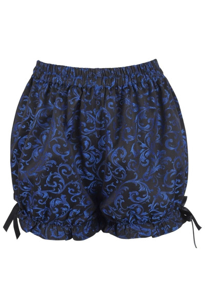 Daisy Corsets Blue and Black Brocade Bloomers