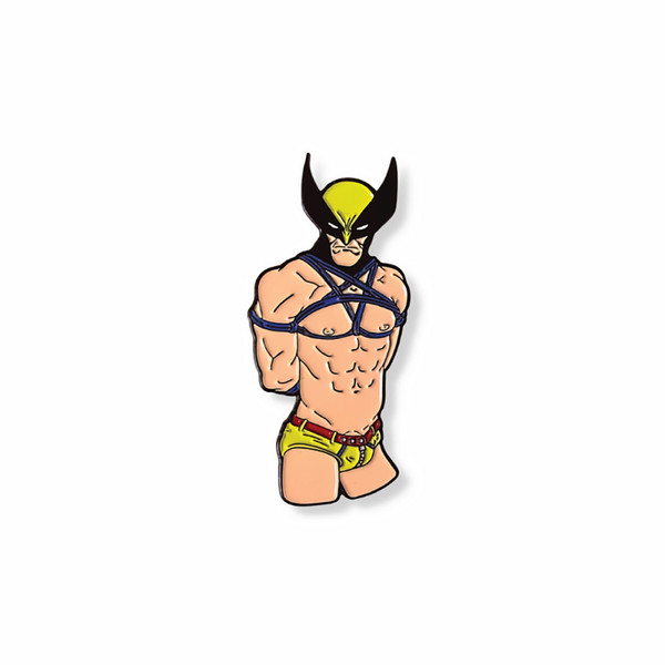 Geeky and Kinky Wolverine Pin
