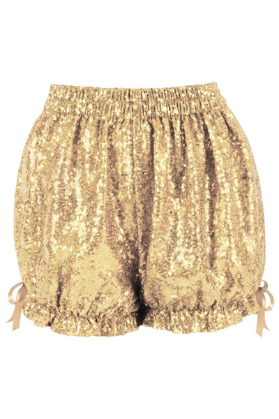Daisy Corsets Gold Sequin Bloomers
