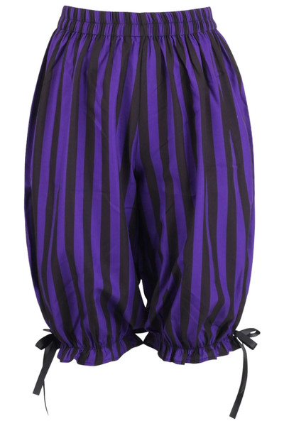 Daisy Corsets Purple and Black Striped Long Bloomers