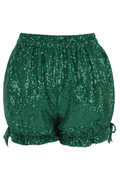 Daisy Corsets Green Sequin Bloomers