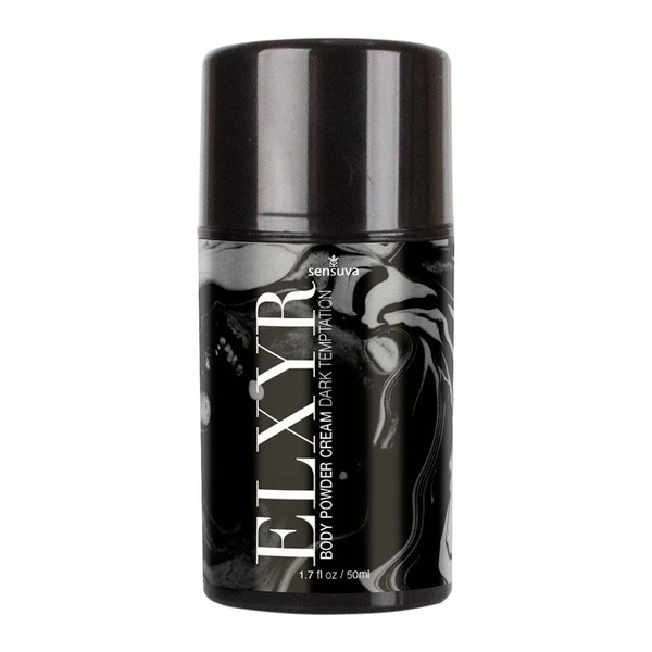Elxyr Body Powder Cream for Him Dark Temptation