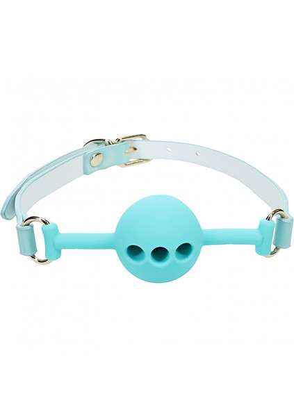 Shots Ouch! Paris Collection Blue Breathable Ball Gag
