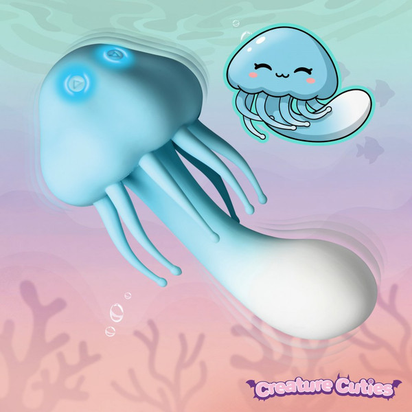 Creature Cuties Jellyfish Silicone Vibrator
