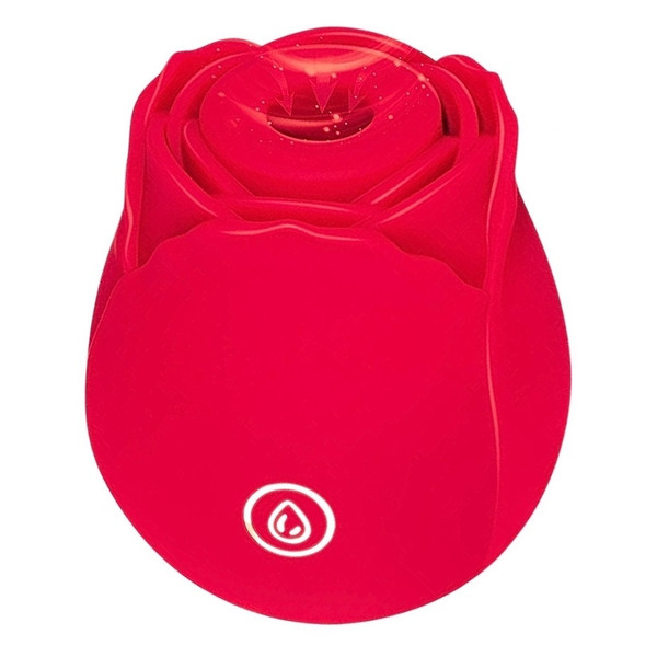 Bella Red Rose Shaped Suction Vibrator