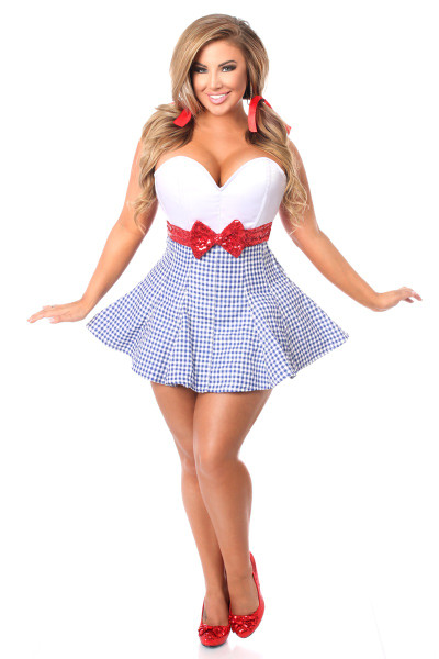 Daisy Corsets Kansas Girl Dorothy Wizard of Oz Corset Dress Costume