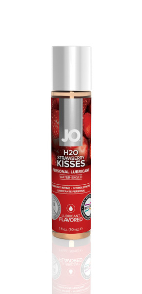 JO H2O Flavored Water Based Lubricant by System JO-Strawberry Kisses