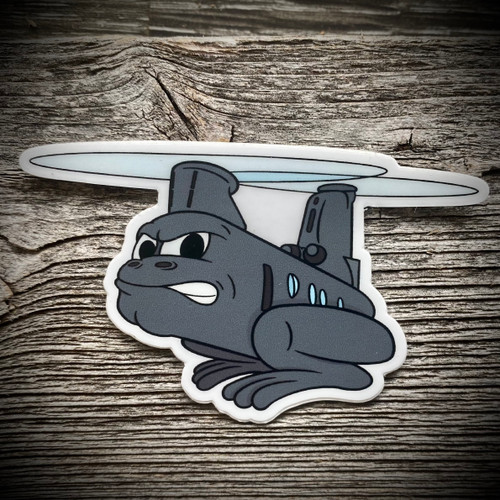 CH-46 Phrog “Helo-Toon” Sticker