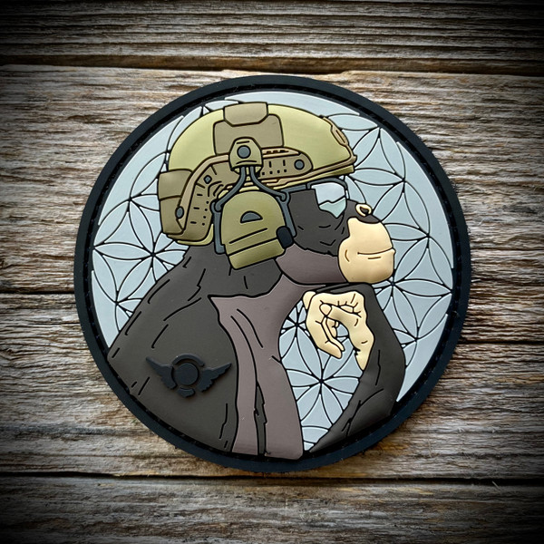 Tactical “Thinker Monkey” Patch