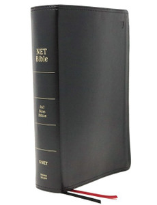 NET Bible, Full-notes Edition, Leathersoft, Black, Thumb Indexed, Comfort Print: Holy Bible NET Bible, Full-notes Edition, Leathersoft, Black, Thumb Indexed, Comfort Print: Holy Bible