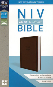 NIV Value Thinline Bible Brown, Imitation Leather NIV Value Thinline Bible Brown, Imitation Leather