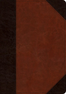 ESV Large Print/Wide Margin Bible-Brown Cordovan Portfolio Design TruTone ESV Large Print/Wide Margin Bible-Brown Cordovan Portfolio Design TruTone