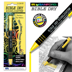 Highlighter-Bible Dry-Yellow Highlighter-Bible Dry-Yellow