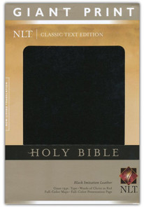 NLT Holy Bible, Giant Print, Black Imitation Leather NLT Holy Bible, Giant Print, Black Imitation Leather