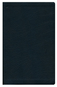 ESV Large Print Thinline Bible, Black Genuine Leather