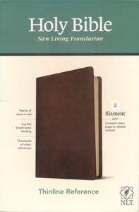 NLT Thinline Reference Bible, Filament Enabled Edition--soft leather-look, rustic brown NLT Thinline Reference Bible, Filament Enabled Edition--soft leather-look, rustic brown