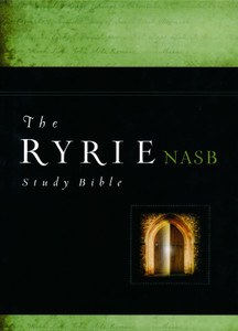 NASB Ryrie Study Bible, Black Genuine Leather NASB Ryrie Study Bible, Black Genuine Leather