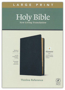 NLT Large Print Thinline Reference Bible, Filament Enabled Edition (Red Letter, Genuine Leather, Black) NLT Large Print Thinline Reference Bible, Filament Enabled Edition (Red Letter, Genuine Leather, Black)