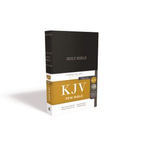 Kjv Pew Bible (Comfort Print)-Black Hardcover Kjv Pew Bible (Comfort Print)-Black Hardcover