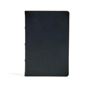 CSB Ultrathin Bible, Black Genuine Leather CSB Ultrathin Bible, Black Genuine Leather