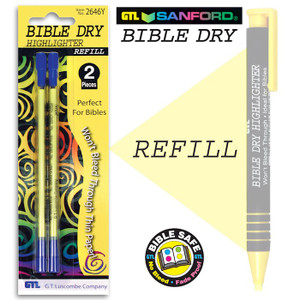 Highlighter-Bible Dry-Yellow Refill (2) Highlighter-Bible Dry-Yellow Refill (2)