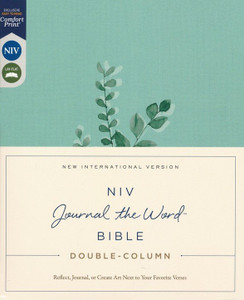 NIV, Journaling Bible, Cloth over Board, Teal, Designed Edges under Gilding, Red Letter Edition, Comfort Print NIV, Journaling Bible, Cloth over Board, Teal, Designed Edges under Gilding, Red Letter Edition, Comfort Print